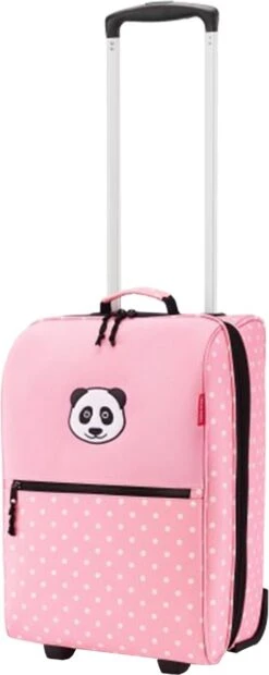 Reisenthel Trolley XS Kids Reiskoffer Kind - 12L - Panda Dots Pink Roze -Reisopslag Winkel 478x1200 1