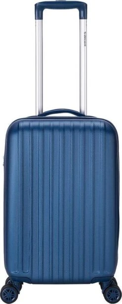 Decent Tranporto-One Handbagage Koffer - 55 Cm - TSA Slot - Dark Blue -Reisopslag Winkel 484x1200