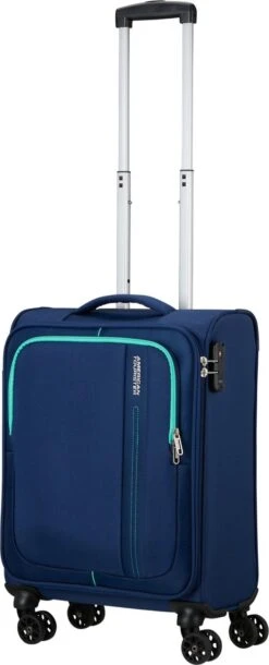 American Tourister Reiskoffer - Sea Seeker Spinner 55cm (Handbagage)- Combat Navy 25 American Tourister Reiskoffer - Sea Seeker Spinner 55cm (Handbagage)- Combat Navy -Reisopslag Winkel 486x1200