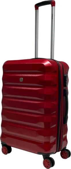 Benzi Xisto Middelgrote Koffer - 65 Cm -75 Liter - Expandable - Rood