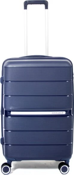 Attitudez EliteZ Reiskoffer Medium Blauw 67cm - TSA-slot - Uitbreidbaar -Reisopslag Winkel 512x1200