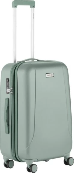 CarryOn Skyhopper Reiskoffer - 68.5cm TSA Trolley Met Expander En OKOBAN - Olijf