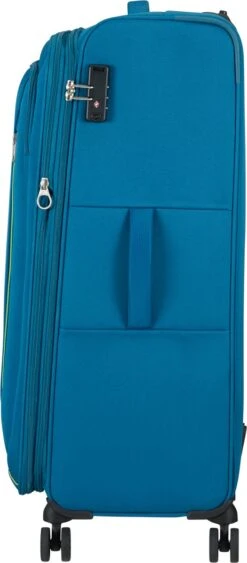 American Tourister Reiskoffer - Hyperspeed Spinner 80/30 Tsa Uitbreidbaar Deep Teal -Reisopslag Winkel 526x1200 5
