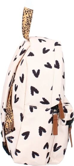 Kidzroom Lucky Me - Rugzak - 2 T/m 6 Jaar - Wit - Hartjes -Reisopslag Winkel 534x1200 1