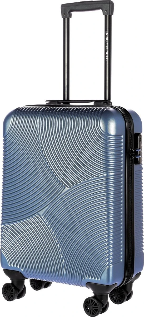 Enrico Benetti Louisville 39040 Handbagage Koffer Hardcase ABS - Jeansblauw 4 Enrico Benetti Louisville 39040 Handbagage Koffer Hardcase ABS - Jeansblauw - Image 2