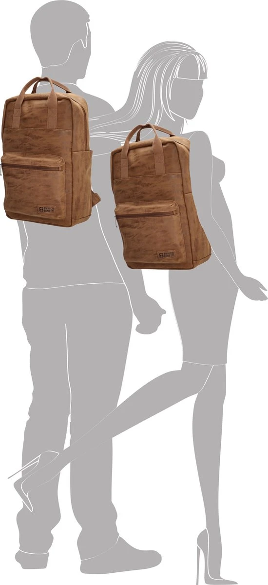 Enrico Benetti Rotterdam Laptop Rugzak 13 Inch 66597 - 12 Liter - Camel 7 Enrico Benetti Rotterdam Laptop Rugzak 13 Inch 66597 - 12 Liter - Camel - Image 5