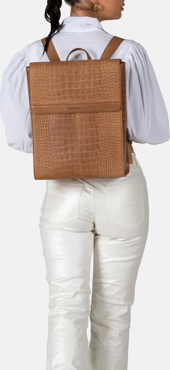 Burkely Casual Cayla Dames Rugtas 14" - Cognac 7 Burkely Casual Cayla Dames Rugtas 14" - Cognac - Image 5