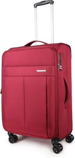 Decent D-Upright Medium Koffer - 66 Cm Expandable - TSA Slot - Bordeaux Rood -Reisopslag Winkel 568x1200 1