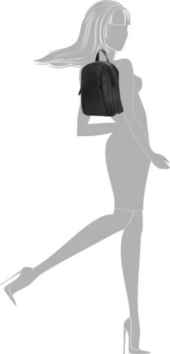 Enrico Benetti Toulouse Rugzak - 66169 - Zwart -Reisopslag Winkel 575x1200 5