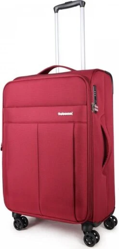Decent D-Upright Medium Koffer - 66 Cm Expandable - TSA Slot - Bordeaux Rood -Reisopslag Winkel 578x1200 1