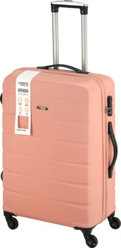 Princess Traveller Grenada - Reiskoffer - Dirty Pink - M - 66cm -Reisopslag Winkel 589x1200 3
