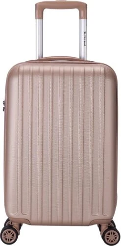 Decent Tranporto-One Handbagage Koffer 55 Cm - Zalmroze -Reisopslag Winkel 590x1200 1