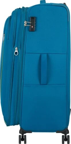 American Tourister Reiskoffer - Hyperspeed Spinner 80/30 Tsa Uitbreidbaar Deep Teal -Reisopslag Winkel 592x1200 4
