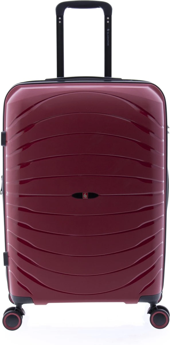 Gladiator Kick-Off Middelgrote Koffer Expandable - 67 Cm - 72/90 Liter - Eco Friendly Recyclebaar PP - Rood 5 Gladiator Kick-Off Middelgrote Koffer Expandable - 67 Cm - 72/90 Liter - Eco Friendly Recyclebaar PP - Rood - Image 3