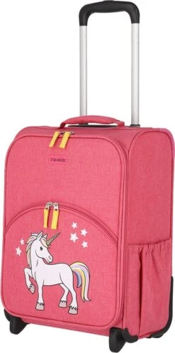 Travelite Handbagage Zachte Koffer / Trolley / Reiskoffer - Youngster - 44 Cm - Roze -Reisopslag Winkel 596x1200 1