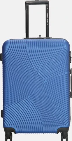 Enrico Benetti Koffer / Trolley / Reiskoffer - 65 X 41 X 25 Cm - 68 Liter - ABS - Maat M - Louisville - Blauw