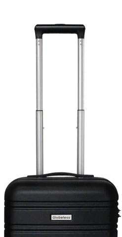 Globeless Handbagage Koffer - TSA Slot - 55x35x20cm - IATA Standaard Trolley - Zwart -Reisopslag Winkel 619x1200 1