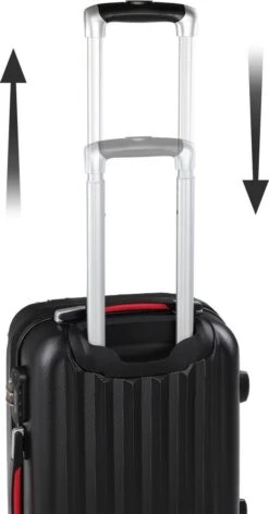 Monzana Koffer Hardcase - Basislijn / M - Zwart 17 Monzana Koffer Hardcase - Basislijn / M - Zwart -Reisopslag Winkel 628x1200 2