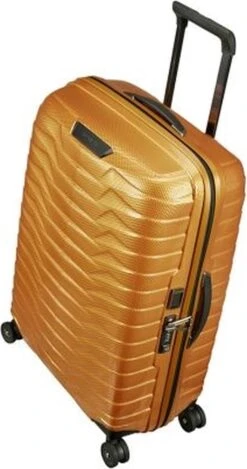 Samsonite Proxis Spinner 69/25 Honey Gold 16 Samsonite Proxis Spinner 69/25 Honey Gold -Reisopslag Winkel 632x1200 7