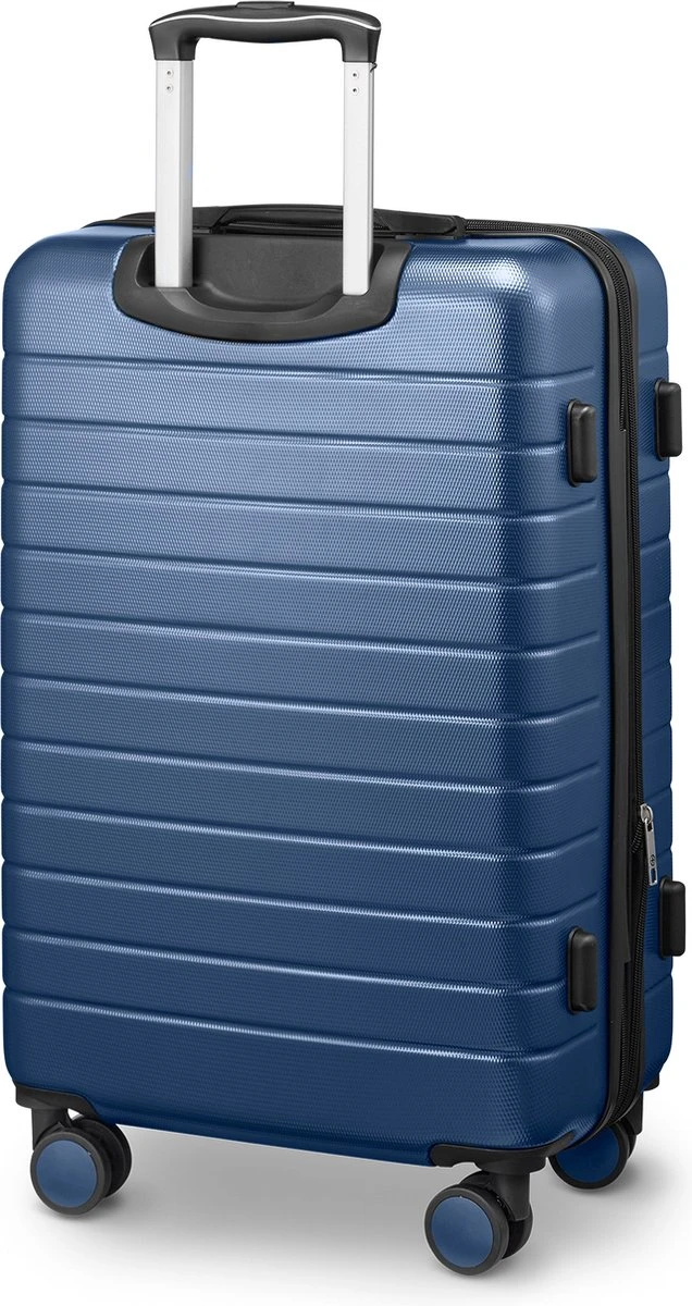 Swiss Alpine 2.0 - Reiskoffer - 67 Cm - 4 Wielen - Blauw 5 Swiss Alpine 2.0 - Reiskoffer - 67 Cm - 4 Wielen - Blauw - Image 3