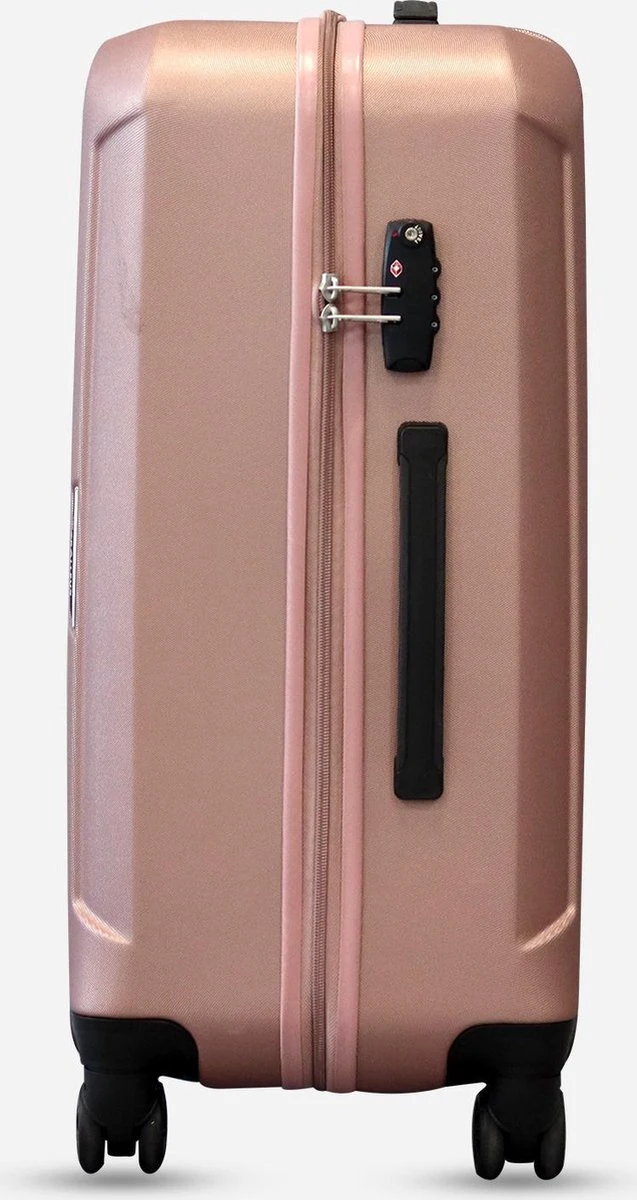 ©TROLLEYZ - Bali No.22 - Reiskoffer 69cm Met TSA Slot - Dubbele Wielen - 360° Spinners - 100% ABS - Reiskoffer In Cosmopolitan Pink 4 ©TROLLEYZ - Bali No.22 - Reiskoffer 69cm Met TSA Slot - Dubbele Wielen - 360° Spinners - 100% ABS - Reiskoffer In Cosmopolitan Pink - Image 2