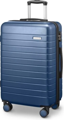 Swiss Alpine 2.0 - Reiskoffer - 67 Cm - 4 Wielen - Blauw