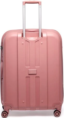 ©TROLLEYZ - Paris No.5 - Reiskoffer - 78cm Met TSA Slot - Dubbele Wielen - 360° Spinners - 100% Polypropyleen - Reiskoffer In Rose Blush -Reisopslag Winkel 651x1200