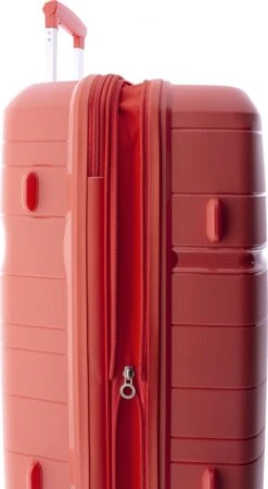 Gladiator Boxing Middelgrote Koffer Expandable 67 Cm 70/80 Liter TSA Slot - Koraalrood -Reisopslag Winkel 659x1200