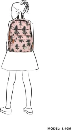 Beagles Originals Cool Originals - Rugzak - Palm Roze -Reisopslag Winkel 662x1200 2