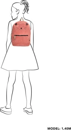 Zebra Girls Rugzak - Roze -Reisopslag Winkel 663x1200 5