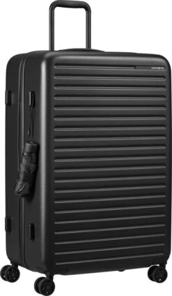 Samsonite Reiskoffer - Stackd Spinner 75/28 (Medium) Black -Reisopslag Winkel 696x1200 3