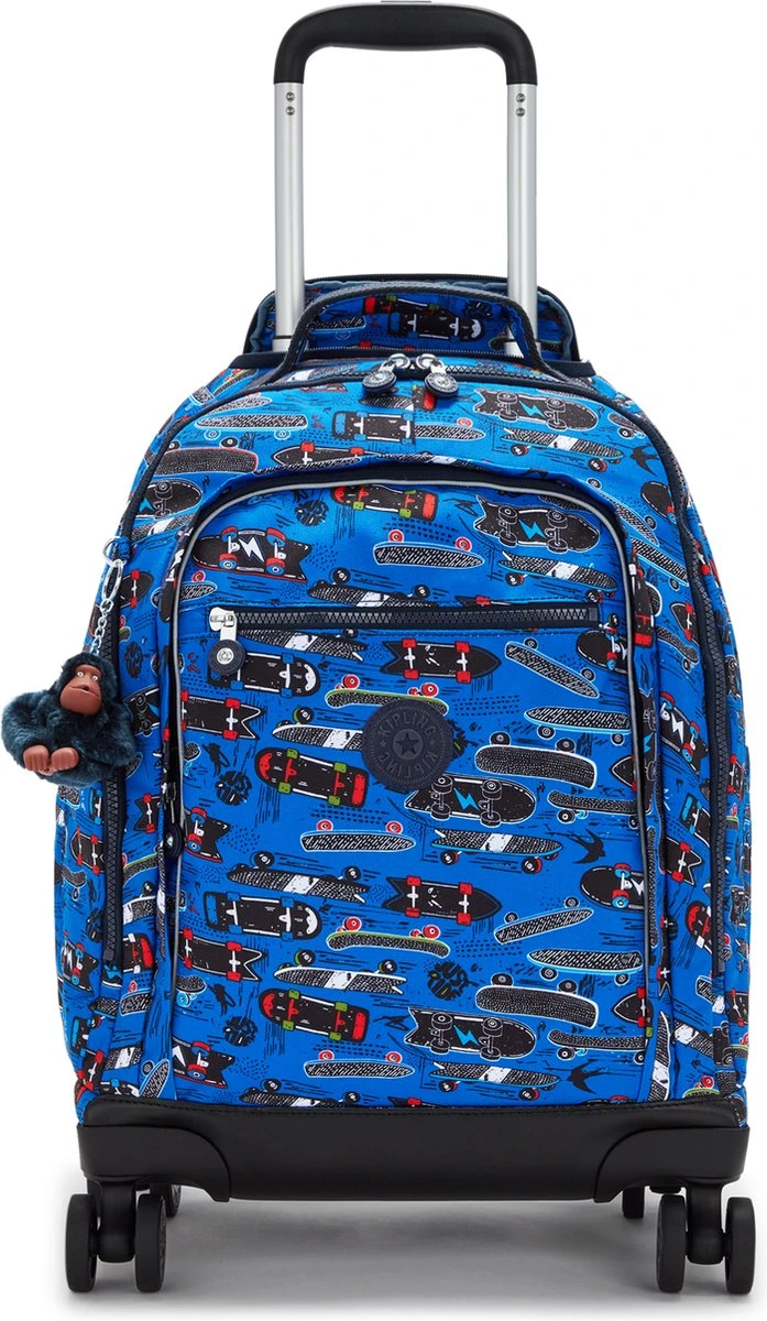 Kipling NEW ZEA Rugzak Met Wielen, 26 Liter, 13 Inch Laptopvak - New Scate Prt S 3 Kipling NEW ZEA Rugzak Met Wielen, 26 Liter, 13 Inch Laptopvak - New Scate Prt S