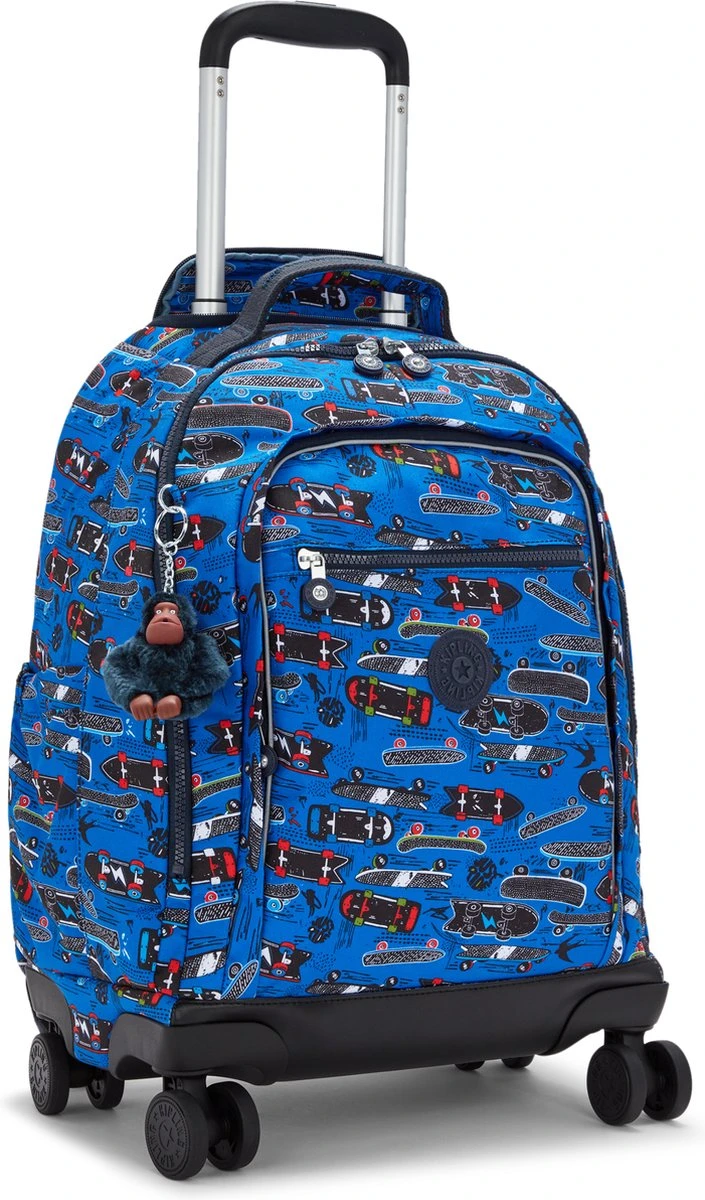 Kipling NEW ZEA Rugzak Met Wielen, 26 Liter, 13 Inch Laptopvak - New Scate Prt S 4 Kipling NEW ZEA Rugzak Met Wielen, 26 Liter, 13 Inch Laptopvak - New Scate Prt S - Image 2