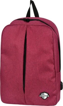 SafeSave Rugtas – Waterafstotende Schooltas Met Laptop Vak En Usb Aansluiting – Schoudertas – 15.6 Inch – Rood 18 SafeSave Rugtas – Waterafstotende Schooltas Met Laptop Vak En Usb Aansluiting – Schoudertas – 15.6 Inch – Rood -Reisopslag Winkel 712x1200 5