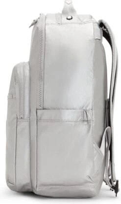 Kipling SEOUL Rugzak, 27 Liter, 15 Inch Laptopvak - Bright Metallic -Reisopslag Winkel 716x1200 9