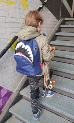 Emco Haai Kinderrugzak 16 Liter - Blauw