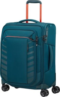Samsonite Reiskoffer Met Laptopvak - Respark Spinner 55/20 Strict (Handbagage) Grey Print