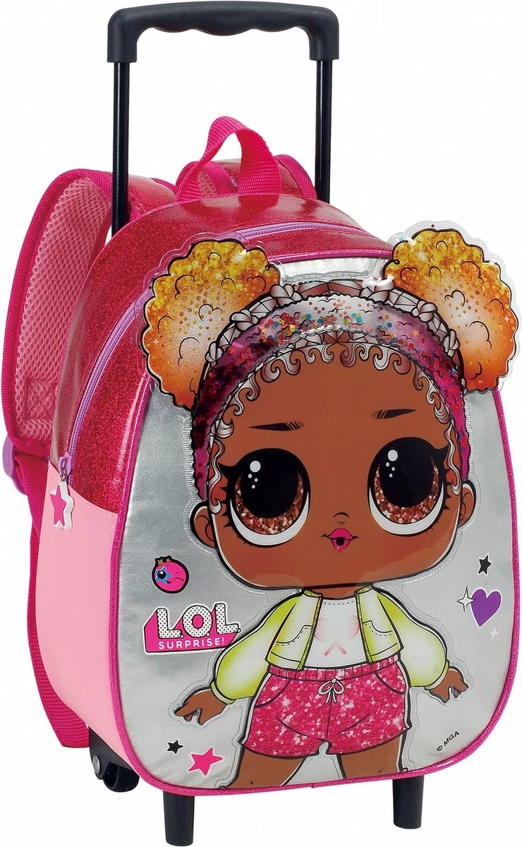 L.O.L. Surprise! LOL Surprise Meisjes Peuter Rugzak Trolley Court Champ 30 X24 X 11 3 L.O.L. Surprise! LOL Surprise Meisjes Peuter Rugzak Trolley Court Champ 30 X24 X 11