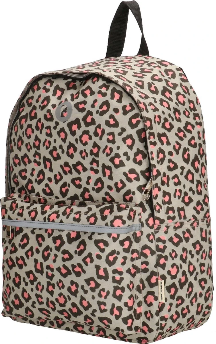 Beagles Originals Limited Edition Rugzak - 14 Inch Laptopvak - Panter/Grijs 4 Beagles Originals Limited Edition Rugzak - 14 Inch Laptopvak - Panter/Grijs - Image 2