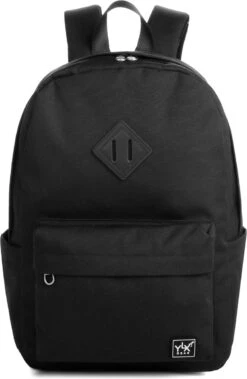 YLX Finch Rugzak. Zwart. Recyceld Rpet Materiaal. Gerecyclede Plastic Flessen - Eco Friendly. Volwassenen - Tieners - Middelbare Scholieren - Jongens - Meisjes. 14" Laptop Sleeve. Backpack - Schooltas - Rugzak