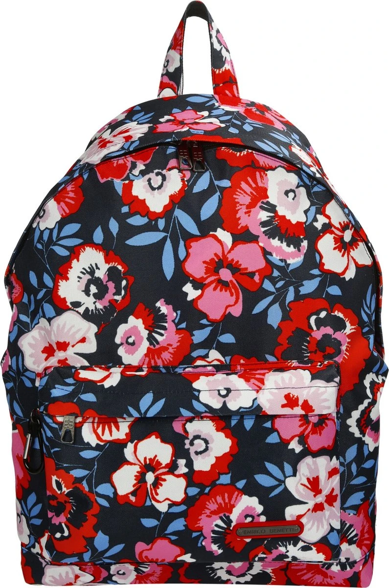 Enrico Benetti Andorra 46145 Laptoprugzak 14" - Roodrose Bloemenprint 3 Enrico Benetti Andorra 46145 Laptoprugzak 14" - Roodrose Bloemenprint