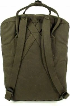Fjallraven Fjällräven Re-Kånken Unisex Rugzak - Dark Olive -Reisopslag Winkel 795x1200 15