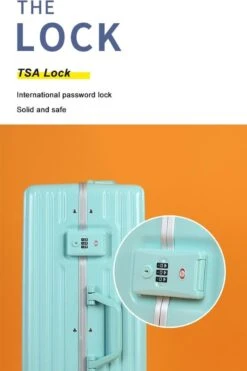 TOP AA Reis Kofferset - Trolleyset 3-delig Met TSA Slot Aluminum Frame, Kleine Cabine En Groot, ABS Luggage, (20+24+28 Inches 3 Pc Set), Roze/pink -Reisopslag Winkel 798x1200