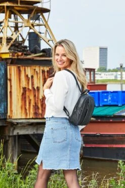 Enrico Benetti Toulouse Rugzak - 66169 - Zwart -Reisopslag Winkel 800x1200 93