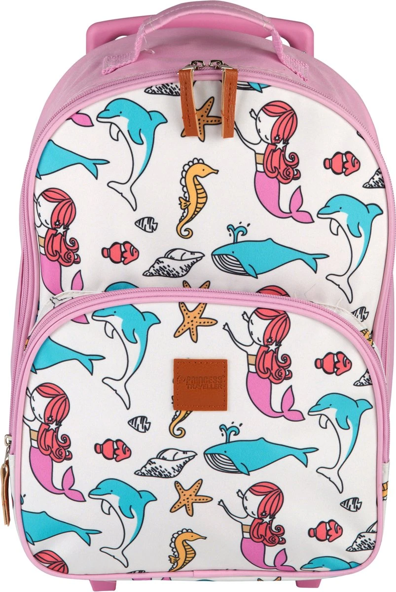 Princess Traveller Kids Collection - Trolley - Rond Zeemeermin 6 Princess Traveller Kids Collection - Trolley - Rond Zeemeermin - Image 4