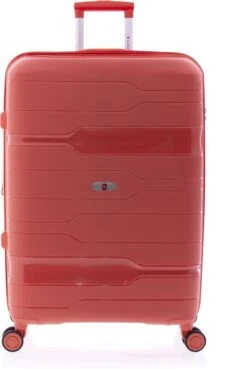 Gladiator Boxing Middelgrote Koffer Expandable 67 Cm 70/80 Liter TSA Slot - Koraalrood -Reisopslag Winkel 804x1200 1