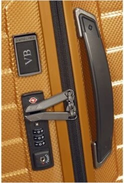 Samsonite Proxis Spinner 69/25 Honey Gold 17 Samsonite Proxis Spinner 69/25 Honey Gold -Reisopslag Winkel 812x1200 3