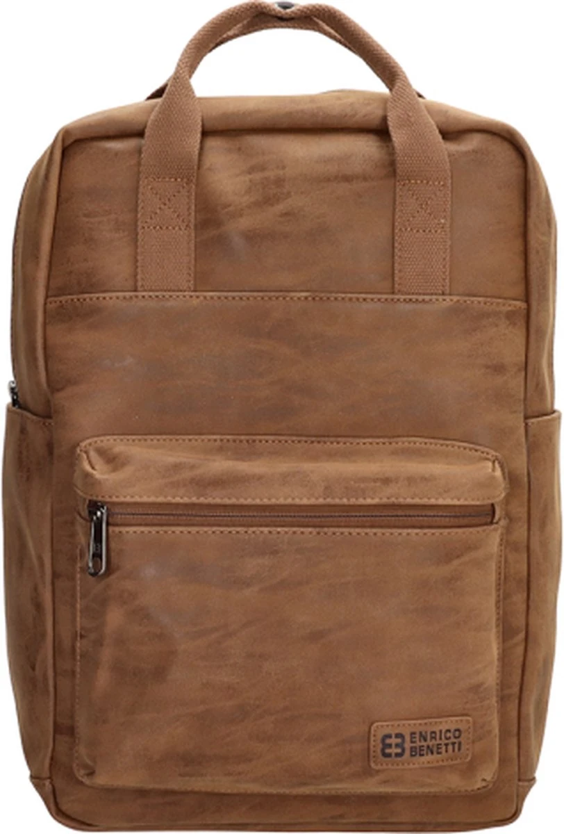 Enrico Benetti Rotterdam Laptop Rugzak 13 Inch 66597 - 12 Liter - Camel 10 Enrico Benetti Rotterdam Laptop Rugzak 13 Inch 66597 - 12 Liter - Camel - Image 8