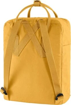 Fjallraven Fjällräven Kånken Unisex Rugzak - Ochre-Confetti Pattern -Reisopslag Winkel 812x1200 9