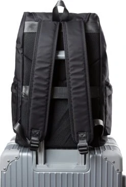 HEANVÈR Vintage Oxfort Rugzak - Waterdichte Rugtas 23L - 15,6 Inch Laptop Tas - Zwart -Reisopslag Winkel 815x1200